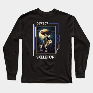 Cowboy skull Long Sleeve T-Shirt